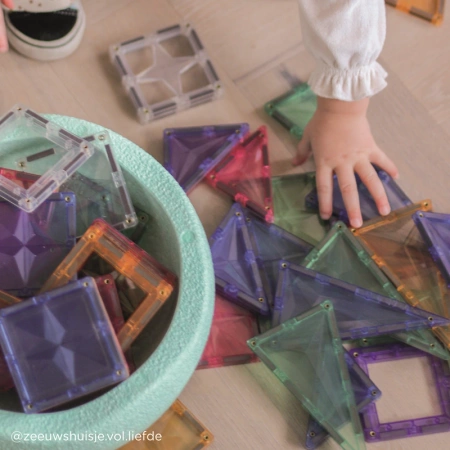cleverclixx klocki magnetyczne geo pack pastel 45 el.