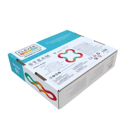 cleverclixx klocki magnetyczne race track add-on curves intense 15 el.
