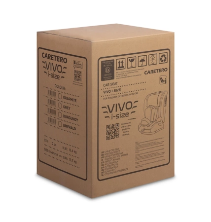 caretero vivo i-size fotelik samochodowy