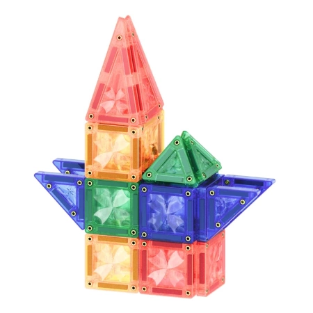 cleverclixx klocki magnetyczne mini tiles pack intense 28 el.