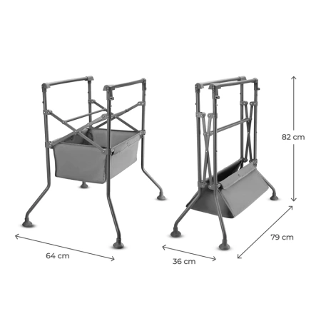 kinderkraft bubbly wanienka z przewijakiem na stelażu