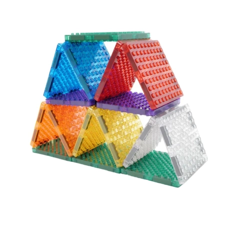 cleverclixx klocki magnetyczne brick tiles pack intense 16 el.