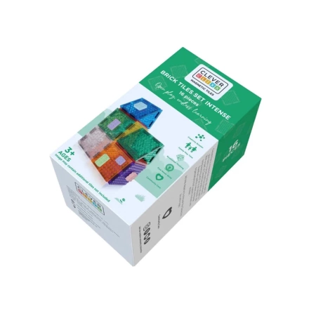 cleverclixx klocki magnetyczne brick tiles pack intense 16 el.