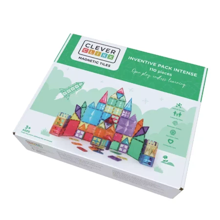 cleverclixx klocki magnetyczne inventive pack intense 110 el.