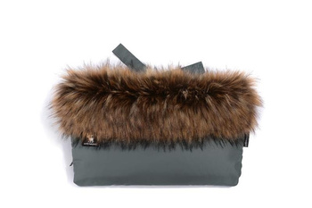 cottonmoose cottonmuff yukon mufka z futerkiem