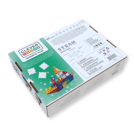 cleverclixx klocki magnetyczne inventive pack intense 110 el. + 15 el. gratis