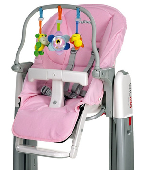 peg-perego kit tatamia pałąk z zabawkami + wkładka do krzesełka
