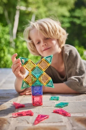 cleverclixx klocki magnetyczne mini tiles pack pastel 28 el.