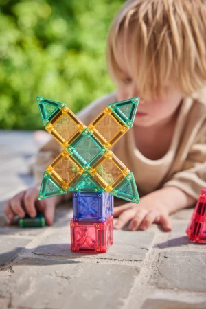 cleverclixx klocki magnetyczne mini tiles pack pastel 28 el.