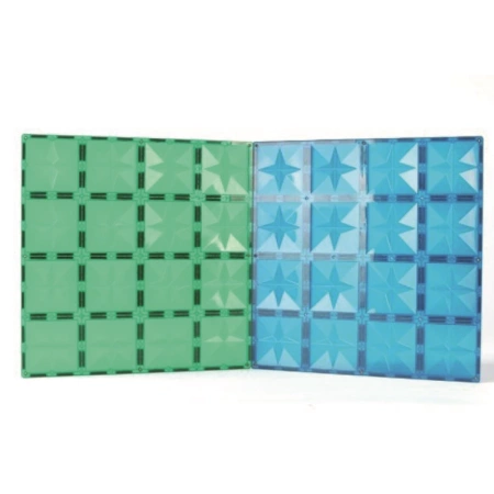 cleverclixx klocki magnetyczne big plates blue green 2 el.