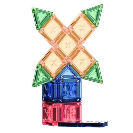 cleverclixx klocki magnetyczne mini tiles pack pastel 28 el.