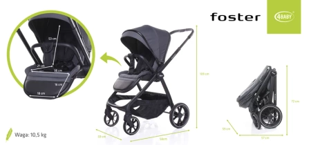 4baby foster wózek spacerowy