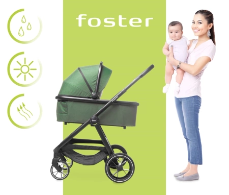 4baby foster wózek 2w1