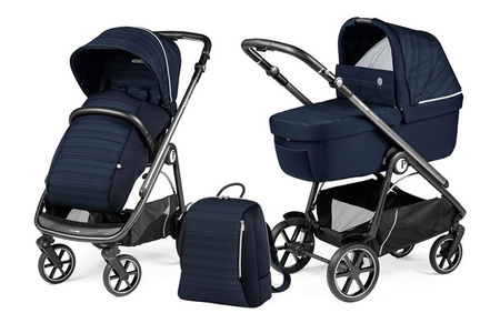 peg-perego veloce wózek 2w1 + plecak