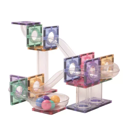 cleverclixx klocki magnetyczne ball run creative pack pastel 70 el.