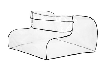 caretero folia przeciwdeszczowa na wózek bliźniaczy głęboki