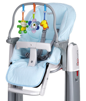 peg-perego kit tatamia pałąk z zabawkami + wkładka do krzesełka