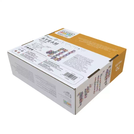 cleverclixx klocki magnetyczne ball run creative pack pastel 70 el.
