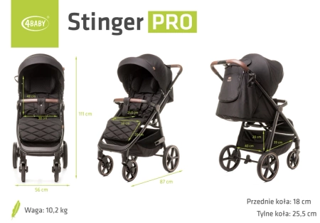 4baby stinger pro wózek spacerowy