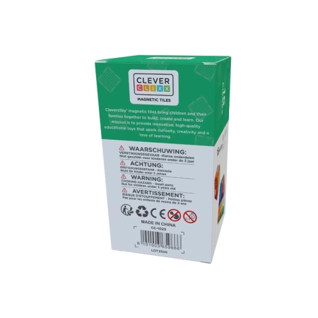 cleverclixx klocki magnetyczne brick tiles pack intense 16 el.