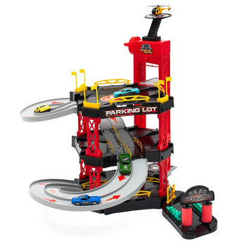 baby mix duży piętrowy garaż z autkami