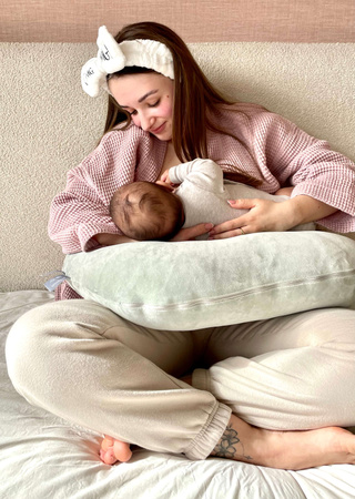 piapimo poduszka do karmienia z wkładem wodoodpornym