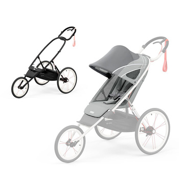 cybex avi wózek do biegania rama + siedzisko + moskitiera gratis