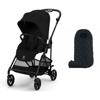 cybex melio carbon wózek spacerowy + śpiworek snogga 2 gratis