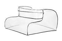 caretero folia przeciwdeszczowa na wózek bliźniaczy głęboki