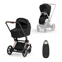 cybex e-priam 3.0 wózek 2w1 + śpiworek platinum gratis