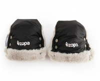 zopa fluffy mufki rękawiczki zimowe