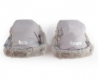 zopa fluffy mufki rękawiczki zimowe